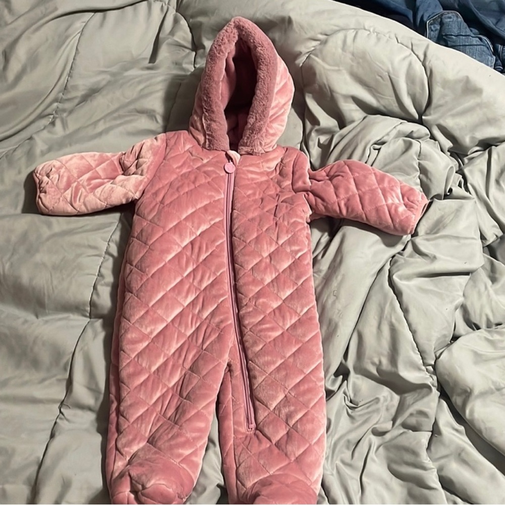 Baby Girl Weatherproof Snowsuit